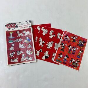 Disney 101 Dalmatians Mickey Mouse Sticker Set Vintage Hallmark Stickers Set 4